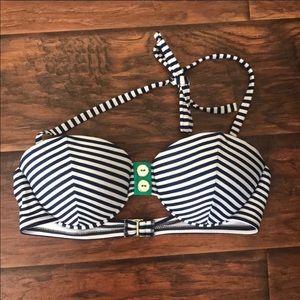 Striped Bikini Top